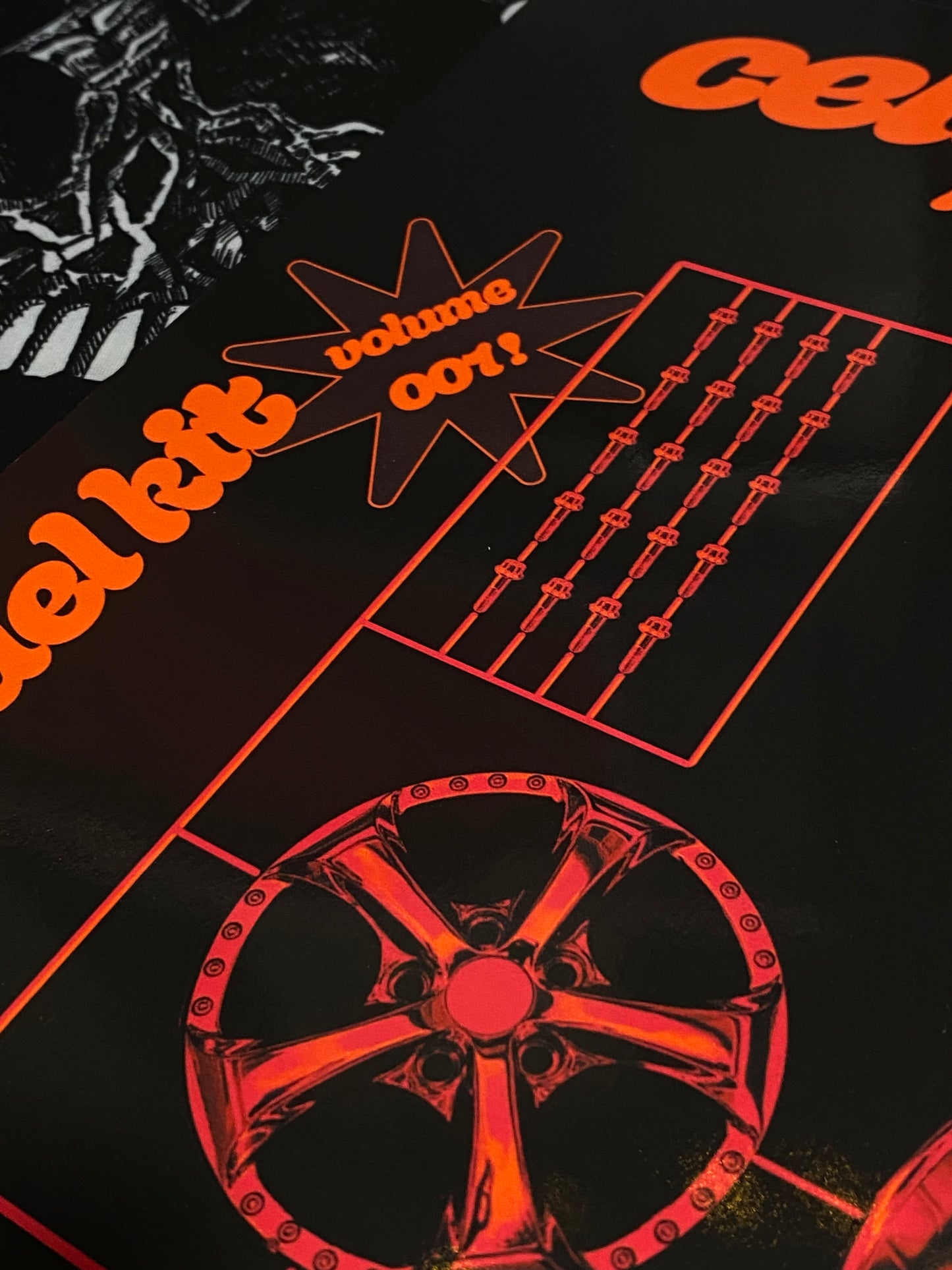 model wheel kit poster