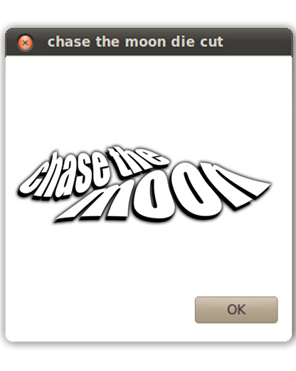 chase the moon diecut