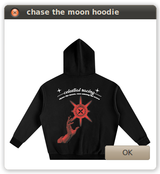 chase the moon hoodie