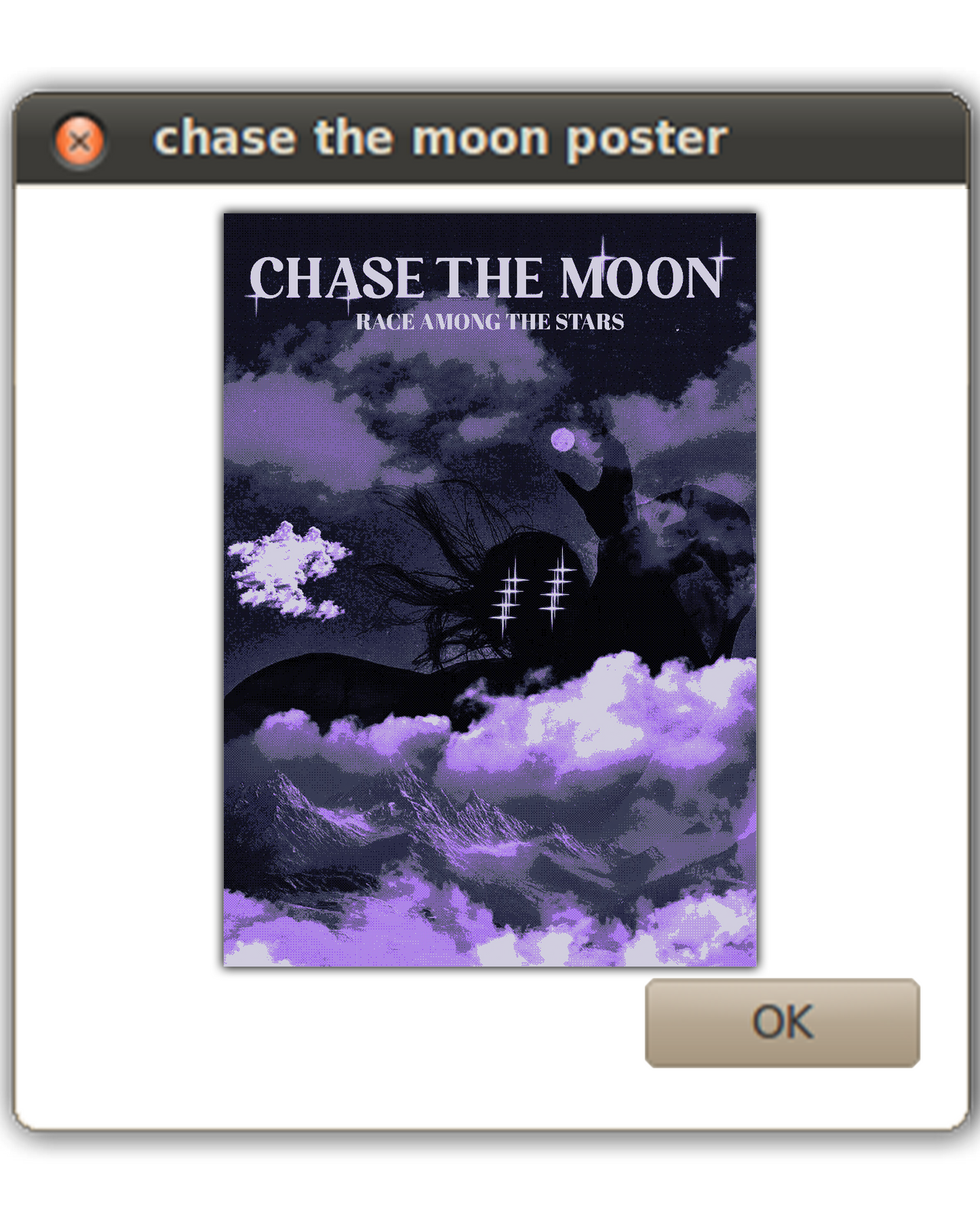 chase the moon poster