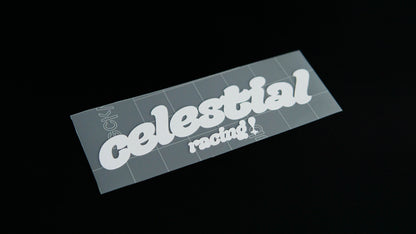celestial racing die cut