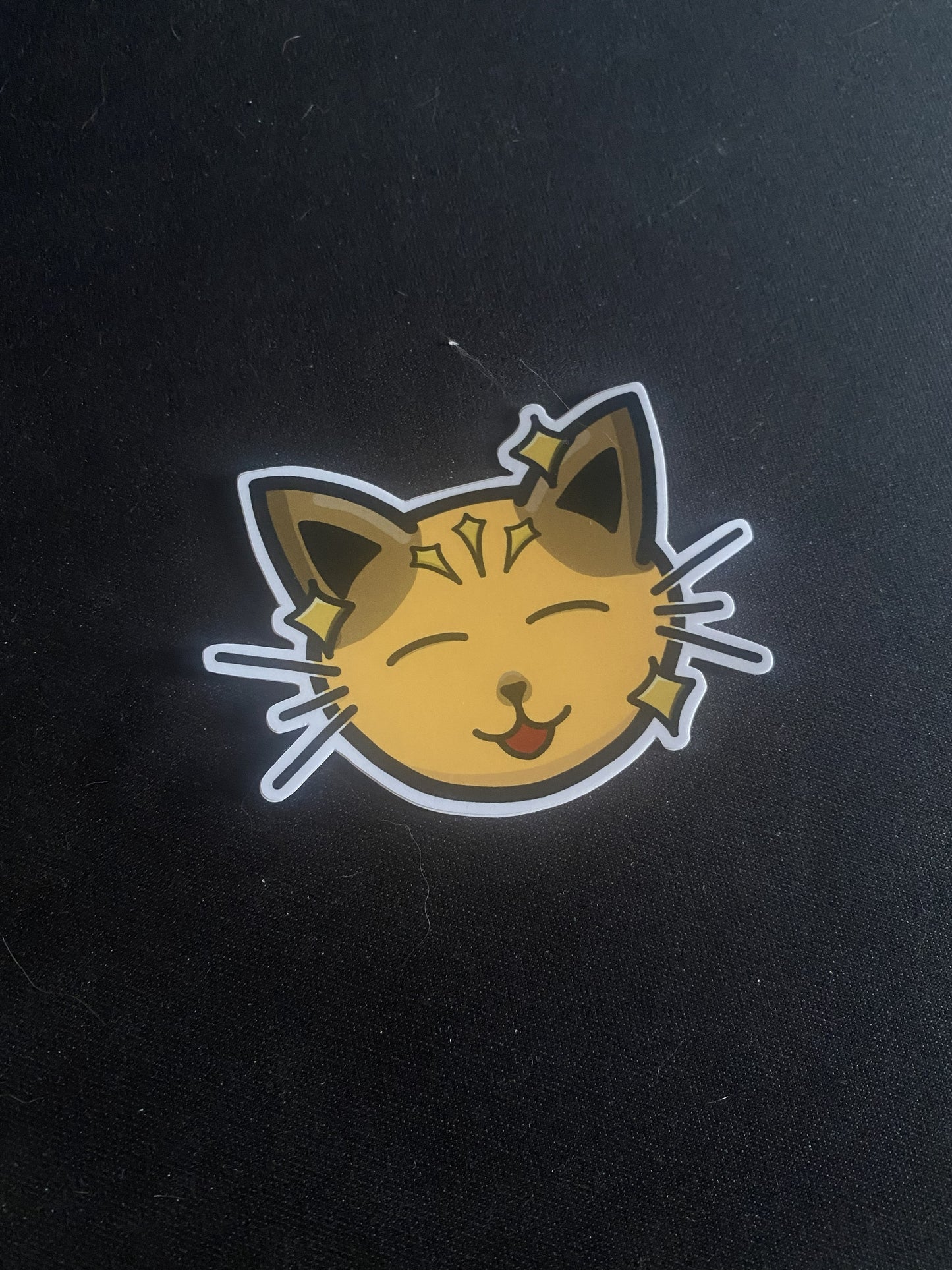 lucky cat sticker