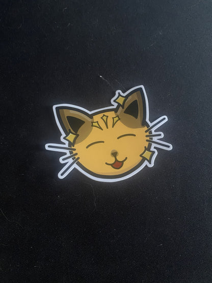 lucky cat sticker