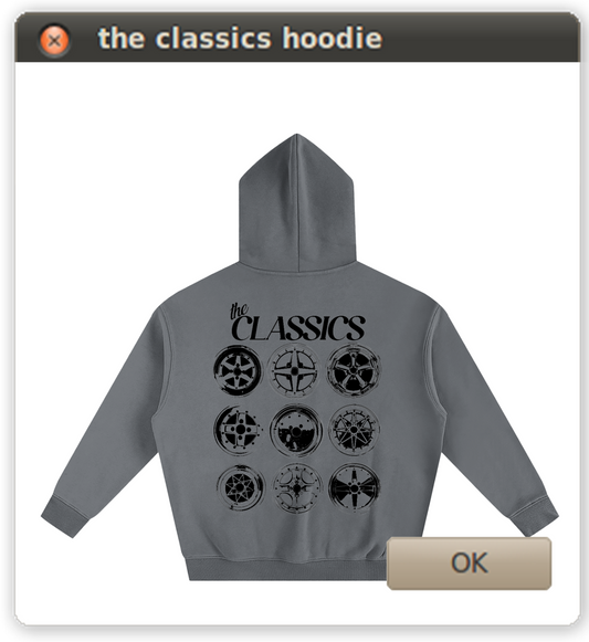the classics hoodie