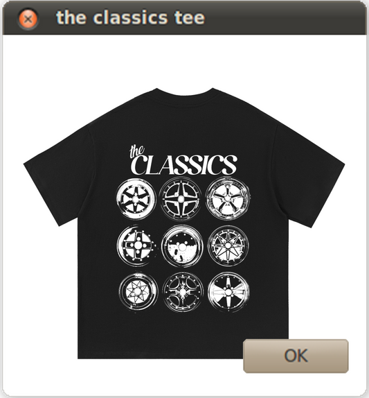 the classics tee
