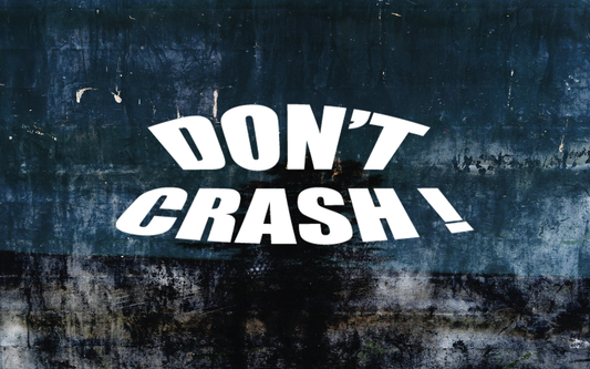 DONT CRASH ! diecut