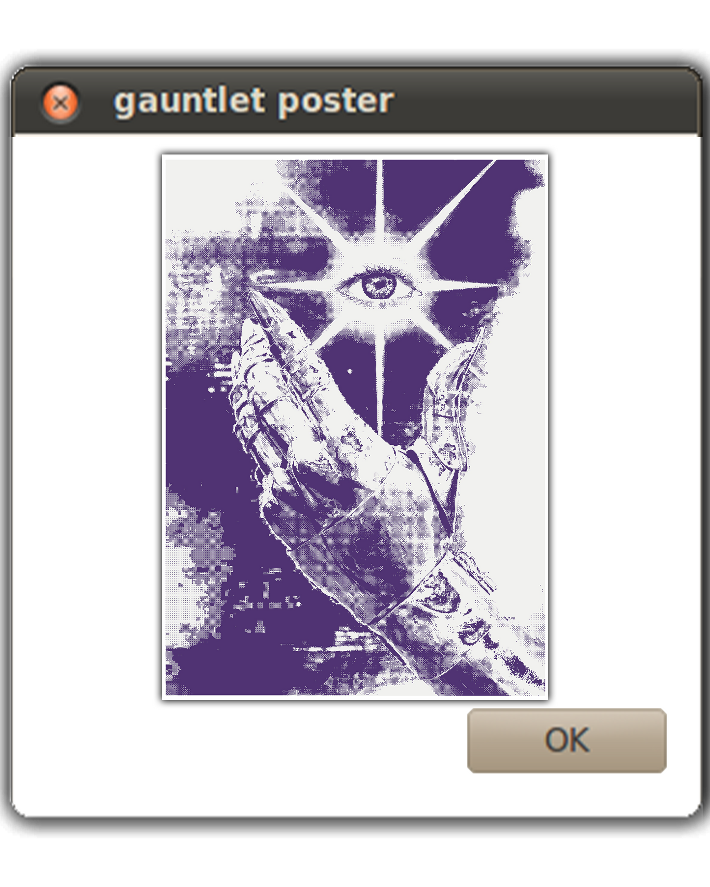 gauntlet poster