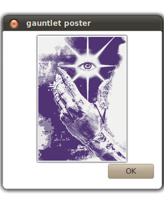 gauntlet poster