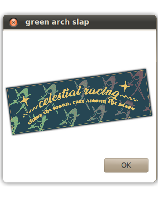green arch slap