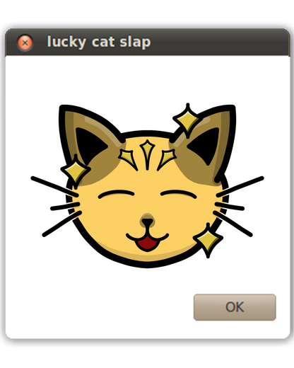 lucky cat sticker