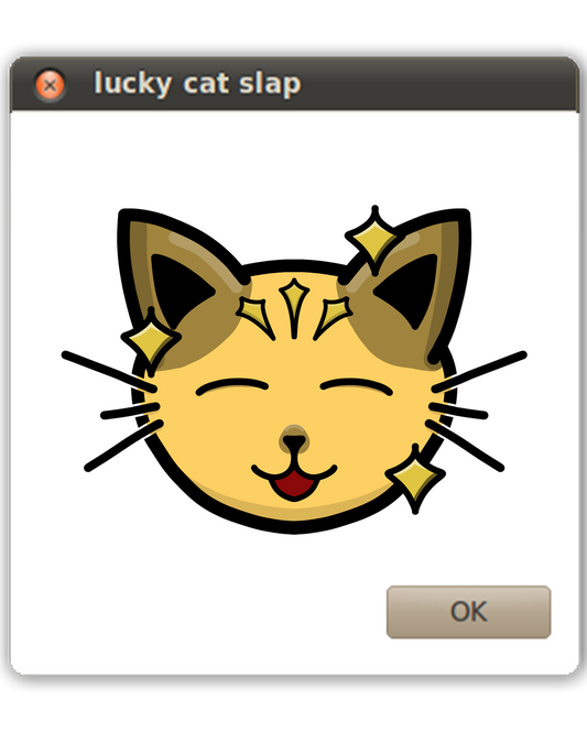 lucky cat sticker