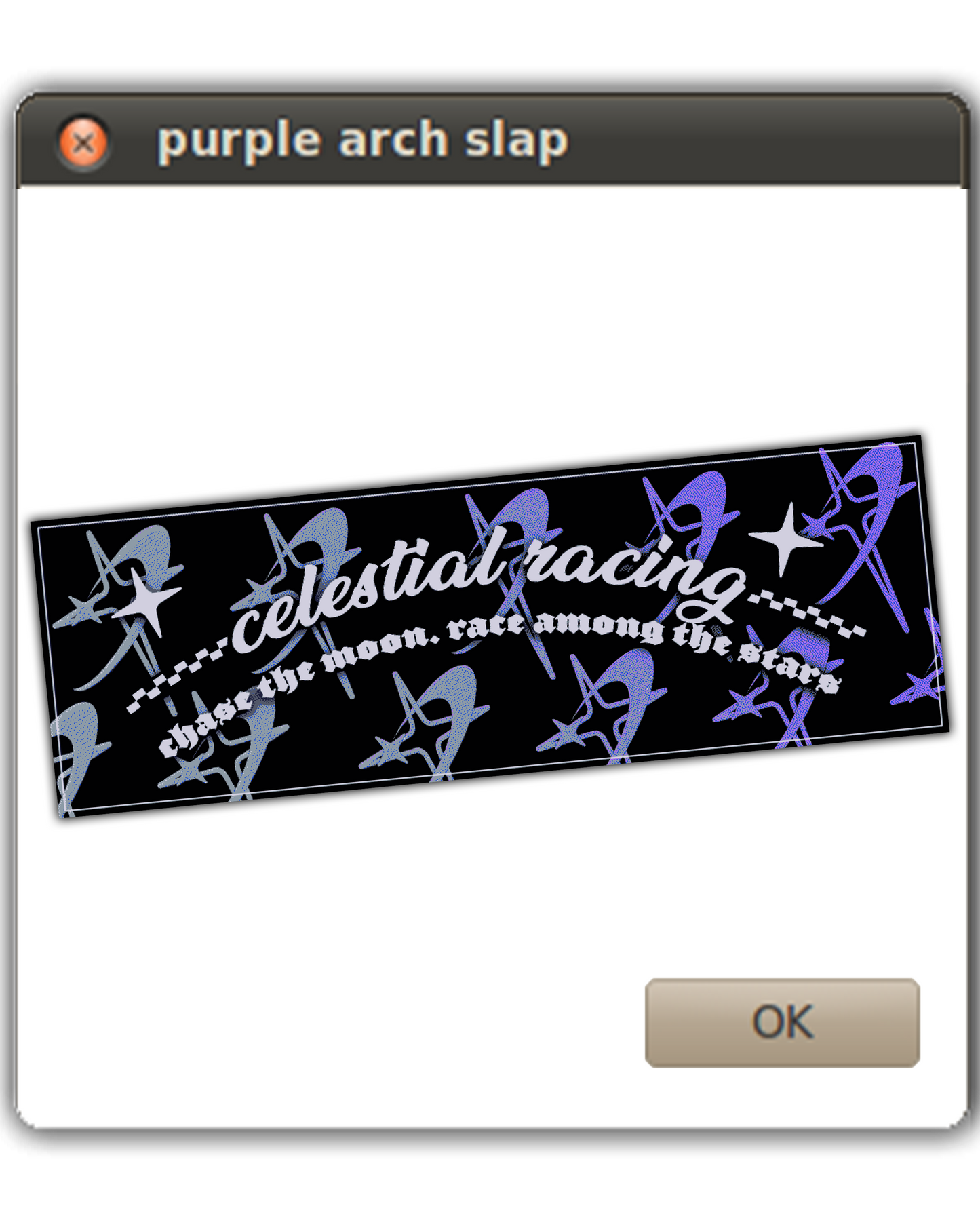 purple arch slap