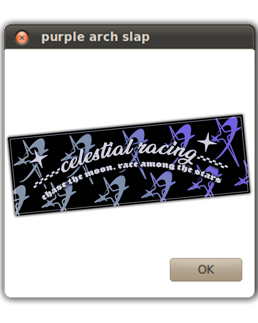 purple arch slap